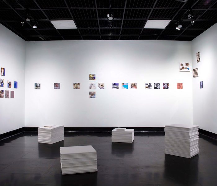 show of pictures on the wall